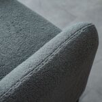 Younes 1-Seater Fabric Sofa - Grey - With 2-Year warranty