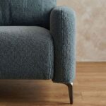 Younes 3-Seater Fabric Sofa - Grey - With 2-Year Warranty