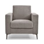 Theodora 3+2+1 Fabric Sofa Set With USB Port - Dark Grey