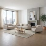 Tanner 6-Seater Fabric Sofa Set - Beige - With 2-Year Warranty