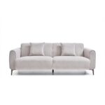 Tanner 6-Seater Fabric Sofa Set - Beige - With 2-Year Warranty