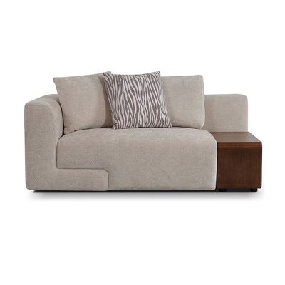 Vance 4+1 Seater Fabric Sofa Set-Brown - Image 5