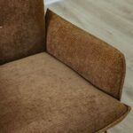 Javon 1-Seater Fabric Sofa - Rust - With 2-Year Warranty