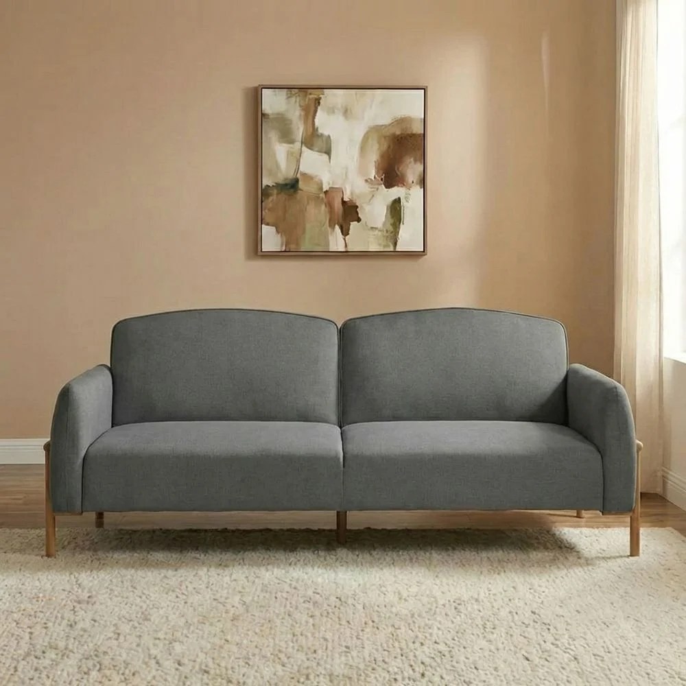 Kivra 3 Seater Fabric Sofabed -Grey - Image 2