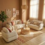 Brenna 1 Seater Fabric Sofa - Beige