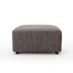 Benjo Ottoman Fabric Modular Sofa - Brown