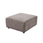 Benjo Ottoman Fabric Modular Sofa - Brown