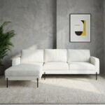 Brendon Fabric Left Corner Sofa - Beige