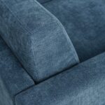 Darion 3-Seater Fabric Left Corner Sofa Bed with Storage - Blue - With 2-Year Warranty