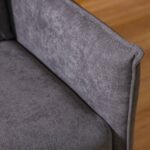 Aisha 1 Seater Fabric Sofa - Grey