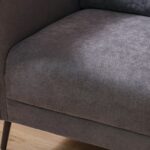 Aisha 1 Seater Fabric Sofa - Grey