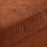 Arjun 1 Seater Fabric Sofa - Rust