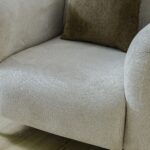 Draven 1 Seater Fabric Sofa - Light Brown