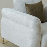 Draven 1 Seater Fabric Sofa - Light Brown