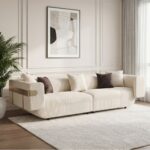Dravena 4+3+2+1 Seater Fabric Sofa Set - Beige
