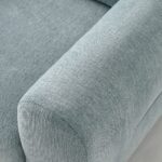 Branson 1 Seater Fabric Sofa - Light Blue