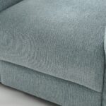 Branson 1 Seater Fabric Sofa - Light Blue