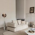 Madelle 3+2+1+1 Seater Fabric Sofa Set- Beige/Brown