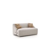 Mayla 4+3+2 Seater Fabric Sofa Set - Light Brown