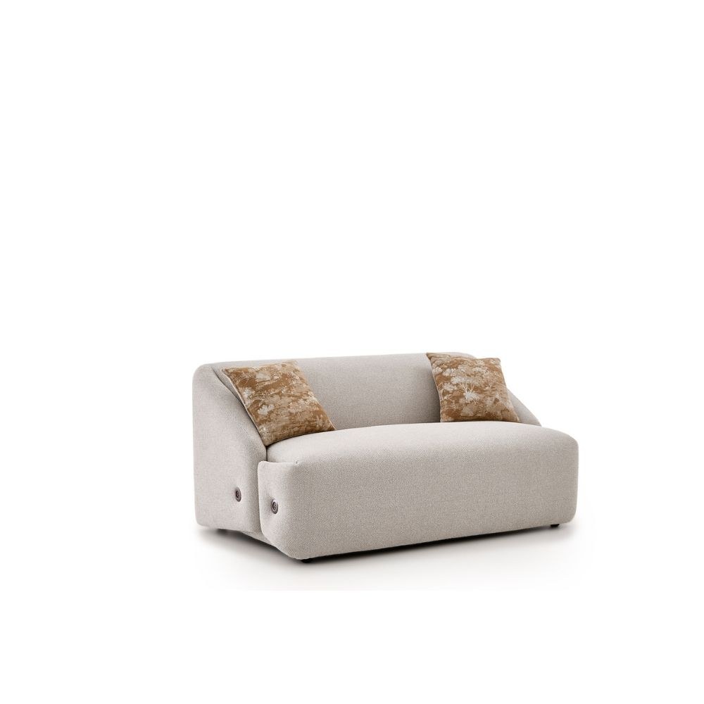Mayla 4+3+2 Seater Fabric Sofa Set - Light Brown - Image 5