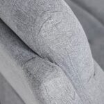 Yuvan 2-Seater Fabric Recliner - Grey - With 2-Year Warranty