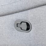 Yuvan 2-Seater Fabric Recliner - Grey - With 2-Year Warranty