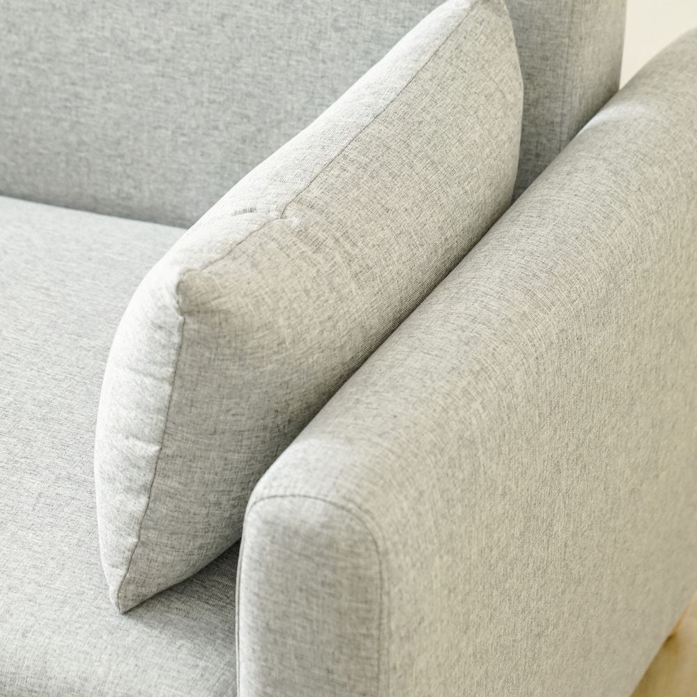 Alpha 2 Seater Fabric Sofabed-Grey - Image 2