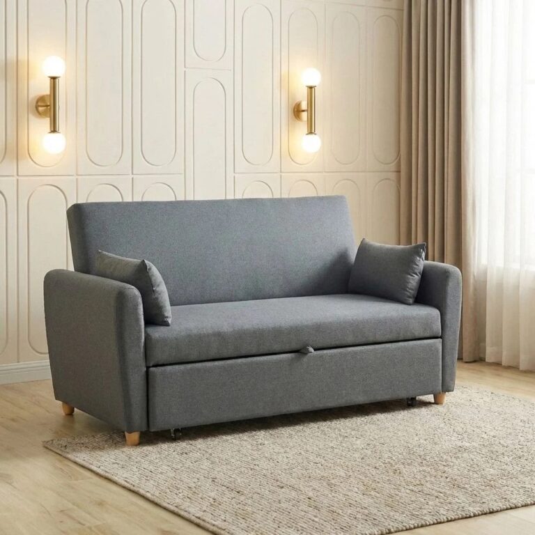Alpha 2-Seater Fabric Sofa Bed