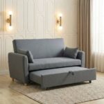 Alpha 2-Seater Fabric Sofa Bed