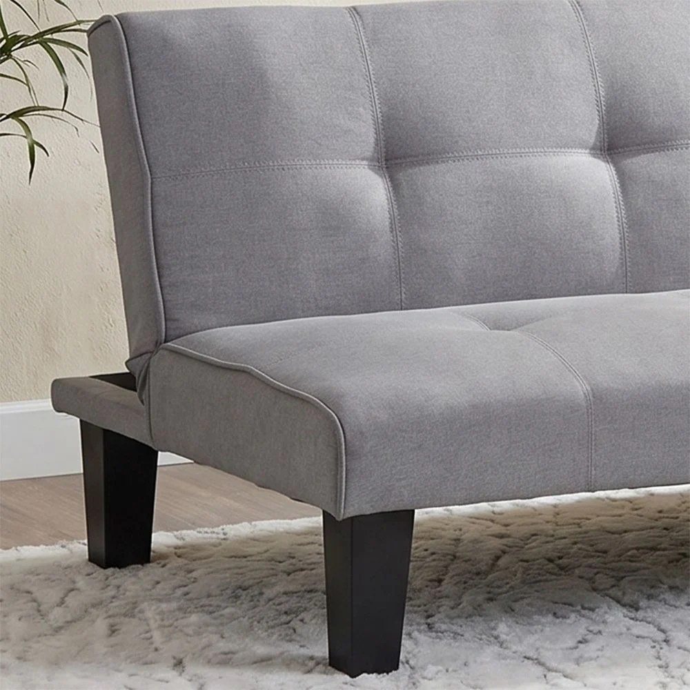 Alonzo Fabric Sofabed - Light Grey - Image 3