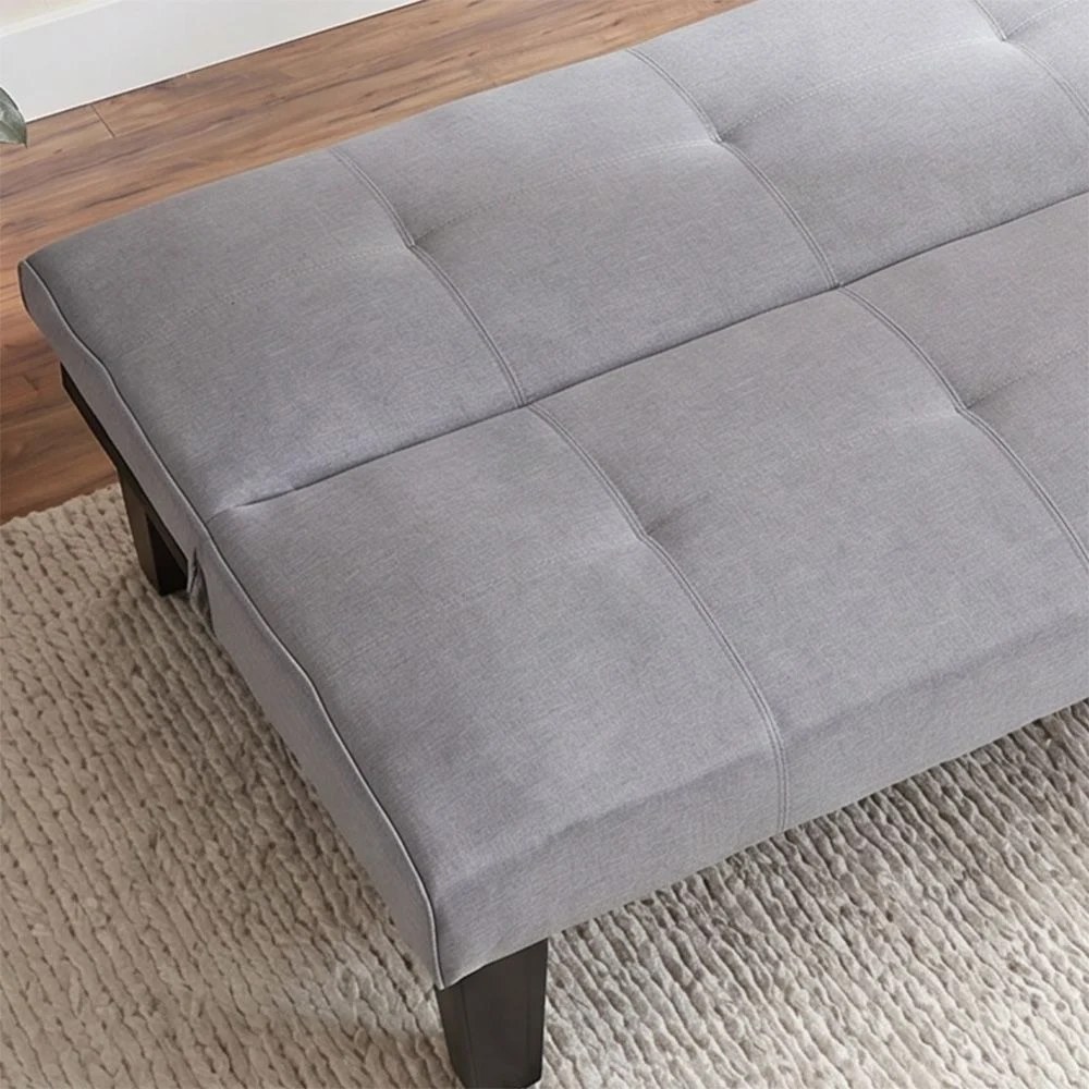 Alonzo Fabric Sofabed - Light Grey - Image 5