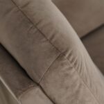 V2 Benedict 1 Seater Fabric Recliner-Chocolate