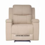 Paladin 3+2+1 Seater Fabric Recliner Set With Led & Cup Holder - Beige