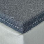 Zip Single Trifold Guest and Travel Foam Single Mattress-Grey-10 cm