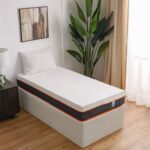 Water resistant Bonnell Spring Mattress with PU Coated Fabric with zip 120x200x23cm