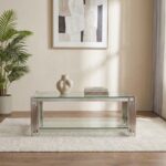 Naill Coffee Table-Stainless Steel