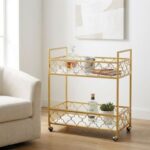 Esperanza L 76 x W 40 x H 82.8 cm 2 Tier Serving Trolley-1 Year Warranty