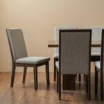 Clarisse 1+12 Wooden Dining Set Walnut/Beige