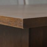 Clarisse 1+12 Wooden Dining Set Walnut/Beige