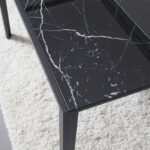 Sicilia 1+6 Tempered Glass Dining Set-Black/Grey