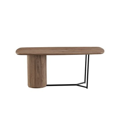 Skrill 1+6-Seater Dining Set - Brown/Black - With 2-Year Warranty - Image 3