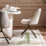 Oru 1+8-Seater Tempered Glass Dining Set - Cream/Beige - With 2-Year Warranty