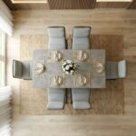 Arseni 1+6 Dining Set-Grey Sintered Stone