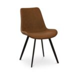 Calus 1 + 6-Seater Dining Set with Calus Dining Chair - Brown/Milky White/Black - With 2-Year Warranty