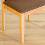 Carvela 1+2-Seater Tea Table Set - Natural/Dark Brown - With 2-Year Warranty