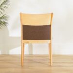 Carvela 1+2-Seater Tea Table Set - Natural/Dark Brown - With 2-Year Warranty
