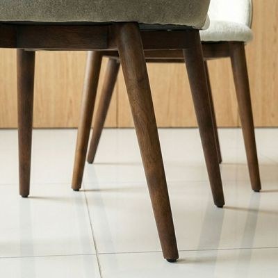 Austria 1 + 8-Seater Dining Set-Natural Walnut/Beige-With 2-Year Warranty - Image 4