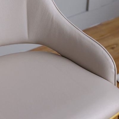 Margaret 1 + 6-Seater Dining Set with Margaret Dining Chair - Beige/Gold - With 2-Year Warranty - Image 5