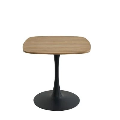 Agata 2-Seater Dining Table - Brown/Black - With 2-Year Warranty - Image 3