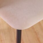Flamingo Dining Chair Set of 2 - Grey Marble/Brown